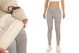 Women Lined Stretchy Thick Leggings Warm Thick Stretchy Soft Tights Thermal High