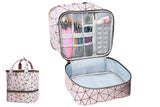 Nail Polish Carrying Case Bag Double Layer Storage Organizer for Nail Polish and