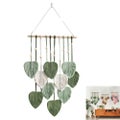 Boho Macrame Tapestry Hand Woven Cotton Wall Hanging Art Chic Leaf for Home Dec
