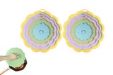 10pcs Silicone Lids Reusable Suction Seal Covers for Bowls Pots Cups Food Safe-S