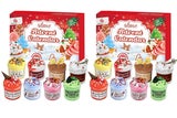 2Pcs 2024 Advent Calendar 24 Days of Slime and Charm Kit Christmas Countdown Cal