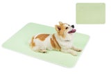 Pet Cooling Mat Self-Cool Summer Pad Cooling Fabric Dog Bed-Light Green