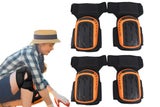 2Pcs Pro Knee Gel Pads For Security Work Heavy Duty Knee Insert Foam Pads With S