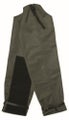 Taurus Canvas/Leather Leggings Zip Side Open XL