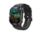 Sport Smart Watch for Men and Women LED Flashlight 1.96 Touch Screen 100+ S