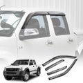 Weathershields for Isuzu D-MAX Dual Cab 2008-2012 Car Weather Shields Wind De...