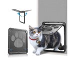 Cat Screen Door Lockable Self-Closing Function Sturdy Pet Door Easy Safe Fr