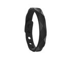 Black Anti-Static Silicone Sport Bracelets
