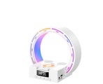 4 in 1 Bluetooth Speaker Wireless Charging Bedside Lamp With Alarm Clock Wake