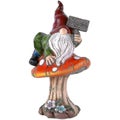 Garden Gnomes Ornaments - Funny Dwarf Mushroom Figurines for Outdoor Garden Deco