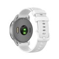 18mm Silicone Replacement Wristband Strap for Garmin Vivoactive 4S-White