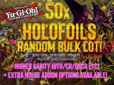 $$ YUGIOH 50x HOLOFOILS M/NM QUALITY RANDOM SR/UR/SCR+HIGH RARITY NEW!**$$
