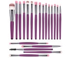 20 Pcs Makeup Brush Set, Powder Foundation Eyeshadow Eyeliner Lip Cosmetic