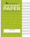 Standard Wirebound Manuscript Paper (Green Cover) by Hal Leonard Publishing Corp