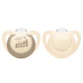 NUK For Nature Silicone 0-6 Months Soother Twin Pack