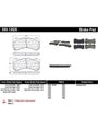 StopTech Performance Brake Pads (309.13820) 309.1382