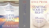 Starting and Ending Your Day Right by Joyce Meyer - Hardcover