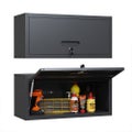 Metal Wall-Mounted Storage Cabinet for Kitchen Organizer Garage Tool Box Chest