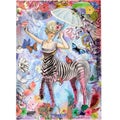 CHRISTIAN LACROIX ZEBRA GIRL B5 HARDBOUND JOURNAL