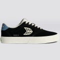 CARIUMA NAIOCA SUEDE BLACK/IVORY WASHED BLUE
