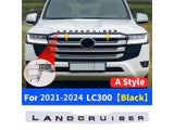 For Toyota Land Cruiser 300 LC300 Engine Cover Decoration Land Cruiser Logo