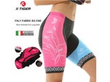 X-Tiger Women 3D Gel Padded Cycling Shorts Shockproof MTB Mountian Bicycle