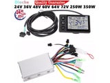 Electric Bike Controller 24V/36V/48V 250W/350W Brushless Controller Kit With