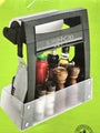 The Gasmate Outdoor BBQ Caddy BARB-I-CAD stores pepper and spice sauce
