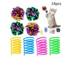 14 Pcs Crackle Lightweight Safe Interactive Fun for Play Toys and for Cat S