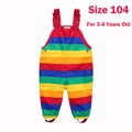 Kids Waterproof Overalls Pants