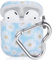 Airpods Case Cute, Flower Airpod Case Protective Hard Cover Portable &amp; Shockpro