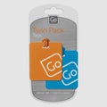 Go Travel Tag Me Luggage Tag 2 Pk Orange/Blue