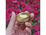7SetCopper Tibetan Bowl Buddha Disciples To Supply Water Meditation Mini Brass