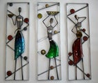 African – Metal Wall Hanging/Ornament - Set of 3
