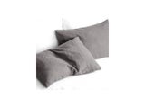Solid Color Pure Linen Throw Pillow Case Euro Sham For Bed Custom Size Envelope