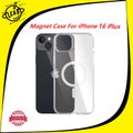 iPhone 16 Plus Magnetic Case Soft Silicone Back Cover