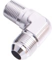 Aeroflow 90o NPT to Male Flare Adapter 1/2" to -6AN AF822-06-08S