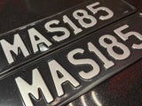 Personalised plate MAS185
