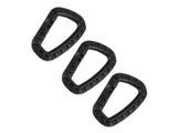Shackle Carabiner Clip Molle Webbing Attach Quickdraw Connect Link Backpack