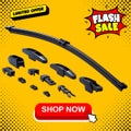 16" 400MM REAR WIPER ONE WIPER FIT ALL ACE SOFT WIPER BLADE REAR