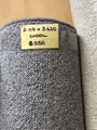 Grey Berber Wool carpet mat 2.11 metres x 3.62 metres