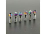 6Pcs Titanium Ti M5x18mm Allen Hex Tapered Head Bolts With Washer Screw For
