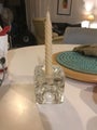 Retro glass candle holder