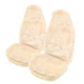Sheepskin Seat Covers Universal 16mm Ivory