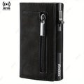 Magnetic Credit Card Holder Luxury Men Wallet Rfid Blocking Pop Up
