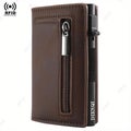 Magnetic Credit Card Holder Luxury Men Wallet Rfid Blocking Pop Up
