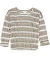 Treasure &amp; Bond Womens Lightweight Stripe Pullover Sweater