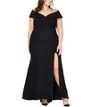 XSCAPE Womens Sweetheart Gown Dress