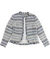 Tahari Womens Embroidered Jacket