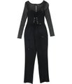 GUESS Womens Corset Waist Jumpsuit